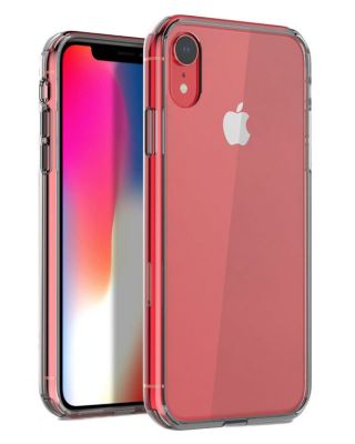 Чехол iPhone XR - Silicone+Plastic Clear